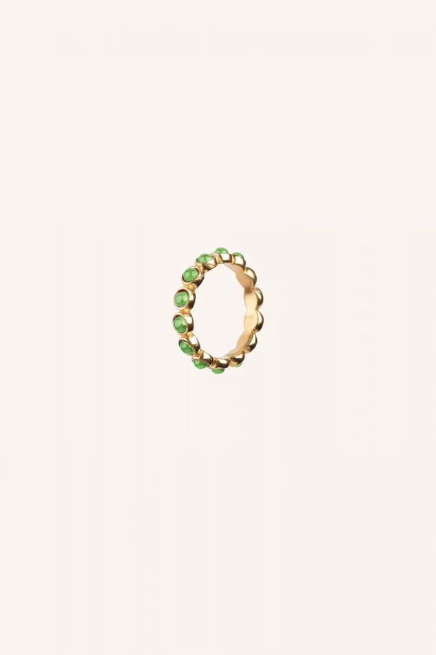 Women Noah Ring Emerald Bybar Jewellery