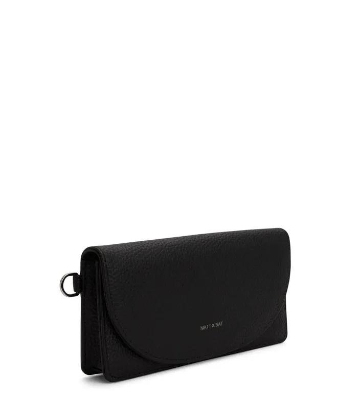 Women Note Vegan Wallet 8211 Purity Black Matt and Nat Wallets
