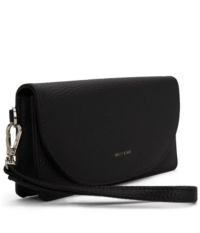 Women Note Vegan Wallet 8211 Purity Black Matt and Nat Wallets