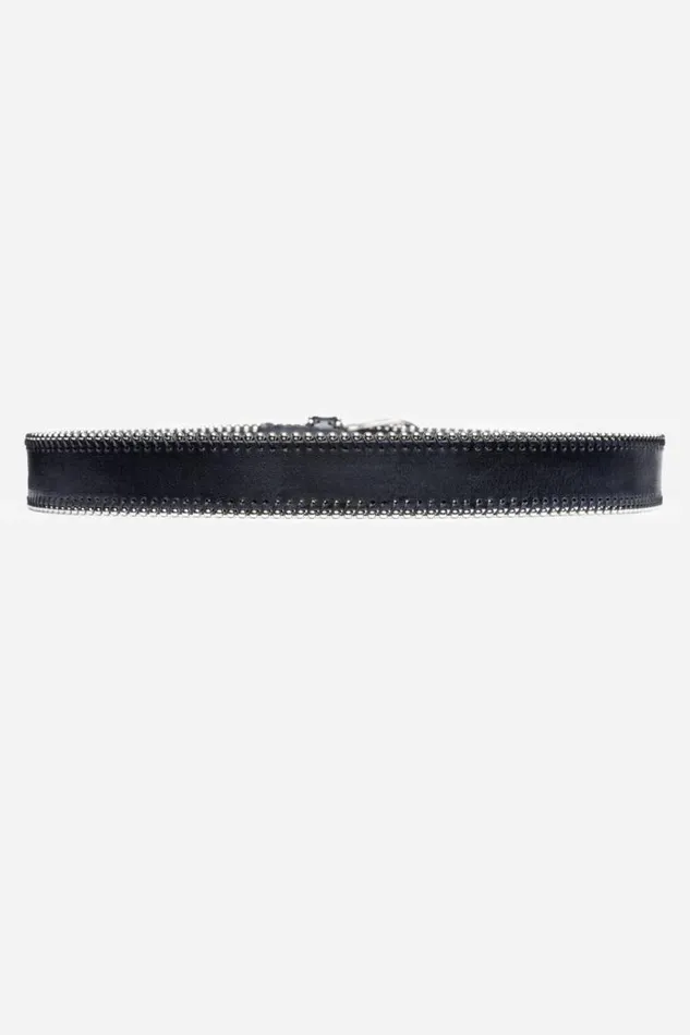Women NOTTE ITALIAN LEATHER BELT Deep Navy Johnny Was Belts Women NOTTE ITALIAN LEATHER BELT Deep Navy Johnny Was Belts