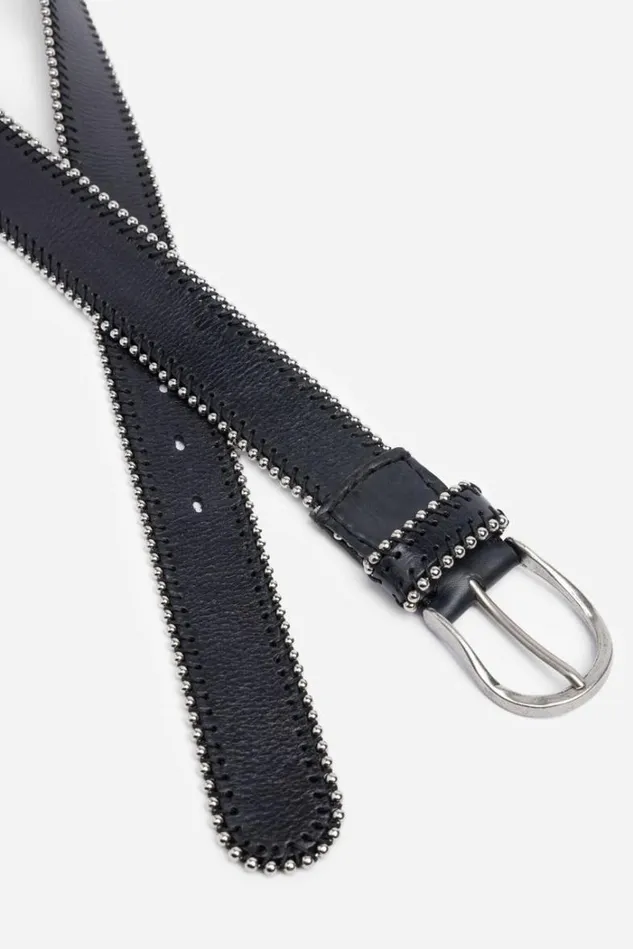 Women NOTTE ITALIAN LEATHER BELT Deep Navy Johnny Was Belts Women NOTTE ITALIAN LEATHER BELT Deep Navy Johnny Was Belts