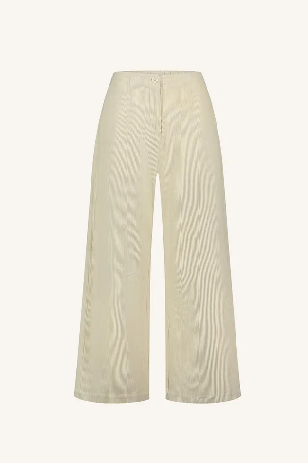 Women Odin Cord Pants Sand Shell Bybar Trousers