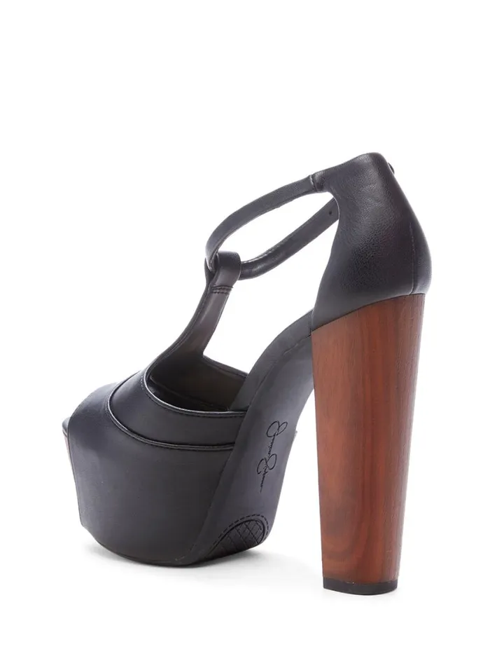 Women Platforms Jessica Simpson Dany TStrap Platform Sandal In Black