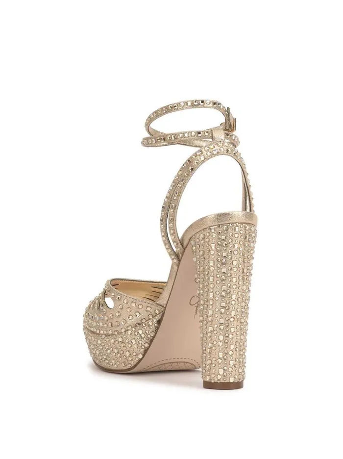 Women Platforms Jessica Simpson Iralin Platform Sandal In Champagne