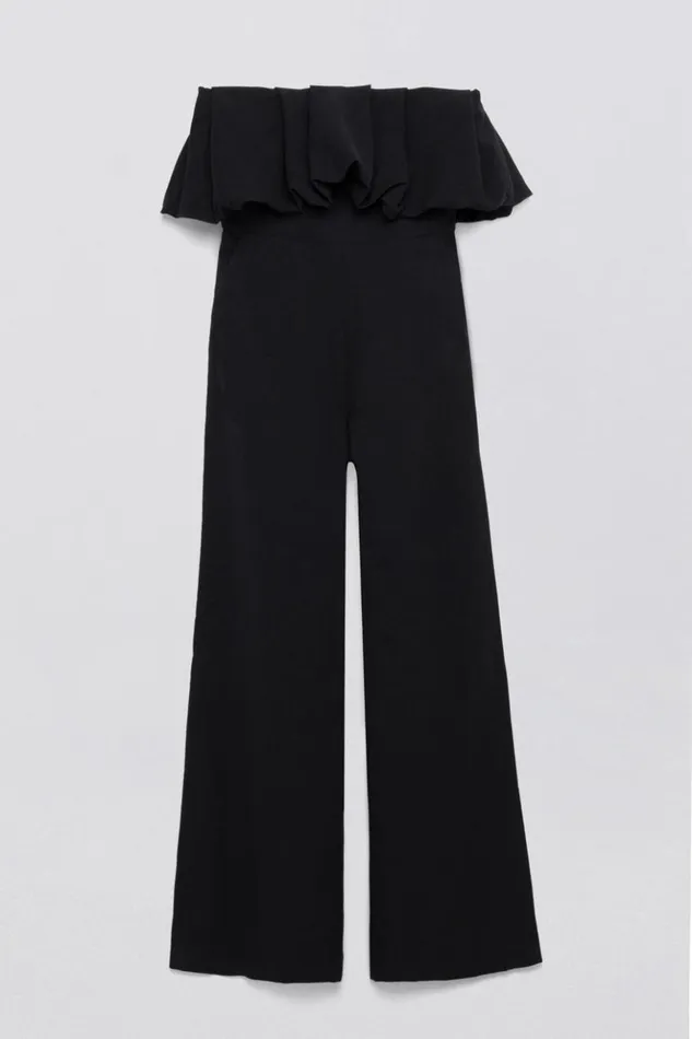 Women Puff Jumpsuit Black Jonathan Simkhai Dresses and Jumpsuits