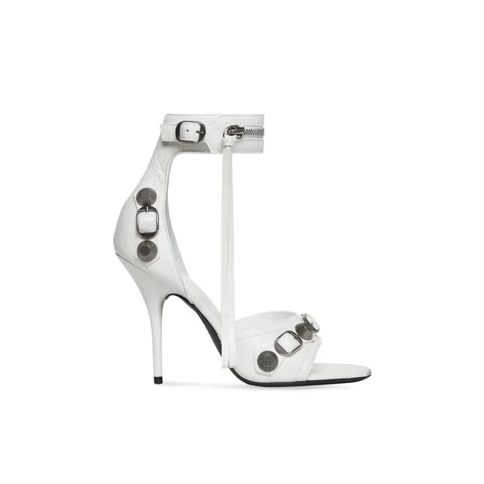 Women Pumps and Heels Balenciaga Cagole 110mm Sandal In Optic White