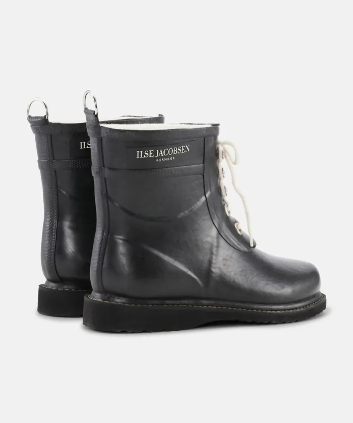Women Rainboots Short Ilse Jacobsen Short Rubber Boots 8211 Black Women Rainboots Short Ilse Jacobsen Short Rubber Boots 8211 Black