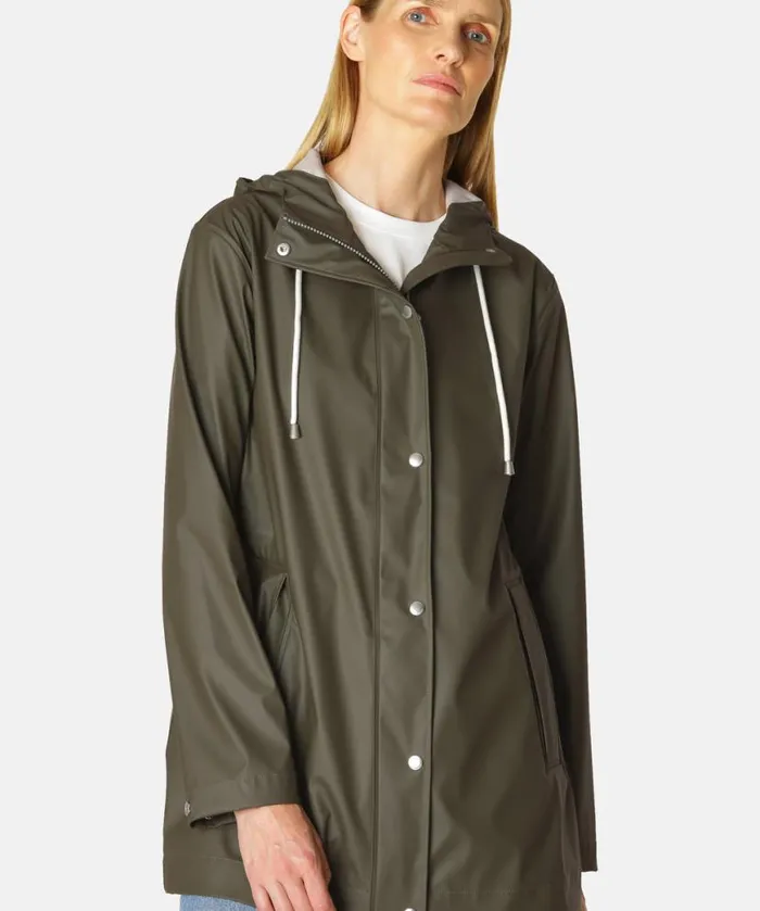 Women Raincoats Ilse Jacobsen Rain Jacket 8211 Army Women Raincoats Ilse Jacobsen Rain Jacket 8211 Army