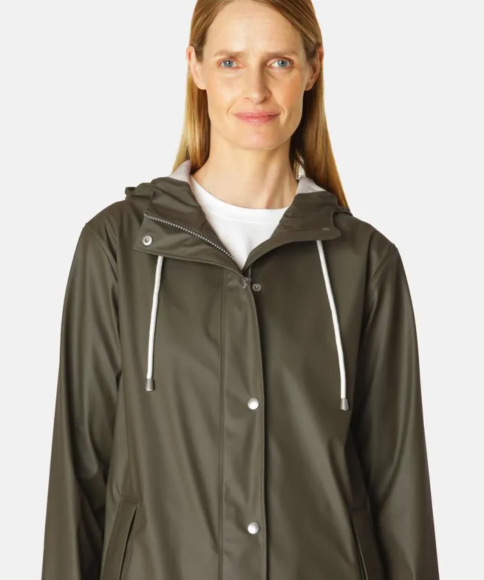 Women Raincoats Ilse Jacobsen Rain Jacket 8211 Army Women Raincoats Ilse Jacobsen Rain Jacket 8211 Army