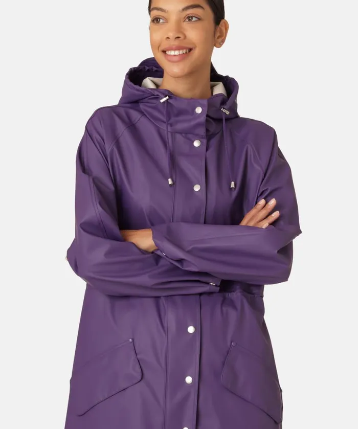 Women Raincoats Ilse Jacobsen Raincoat 8211 Purple Rain