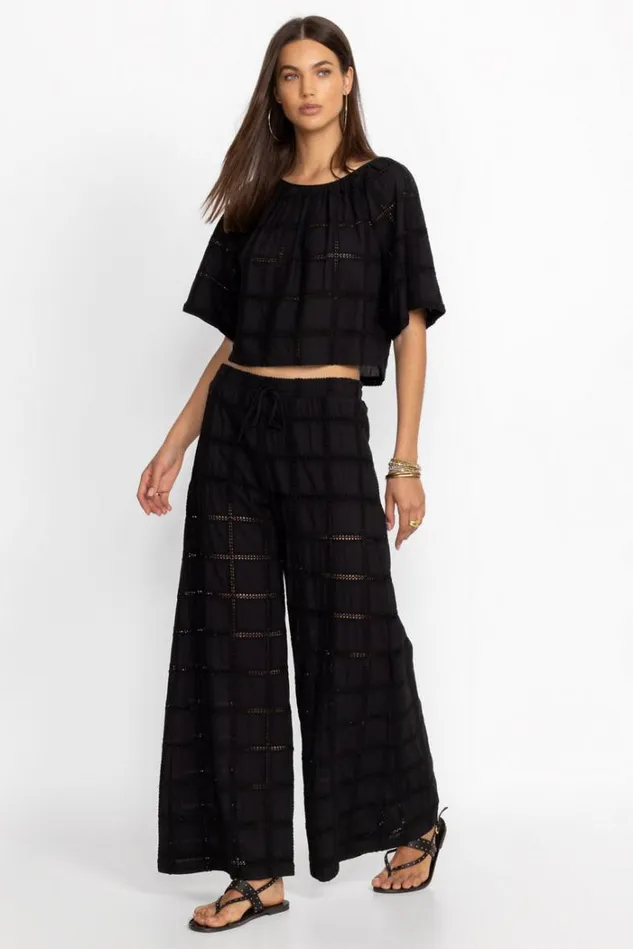 Women RHIANNON EASY PANT Black Johnny Was Bottoms Women RHIANNON EASY PANT Black Johnny Was Bottoms