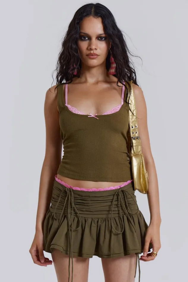 Women Ruffle Mini Skirt Jaded London Mini Skirts