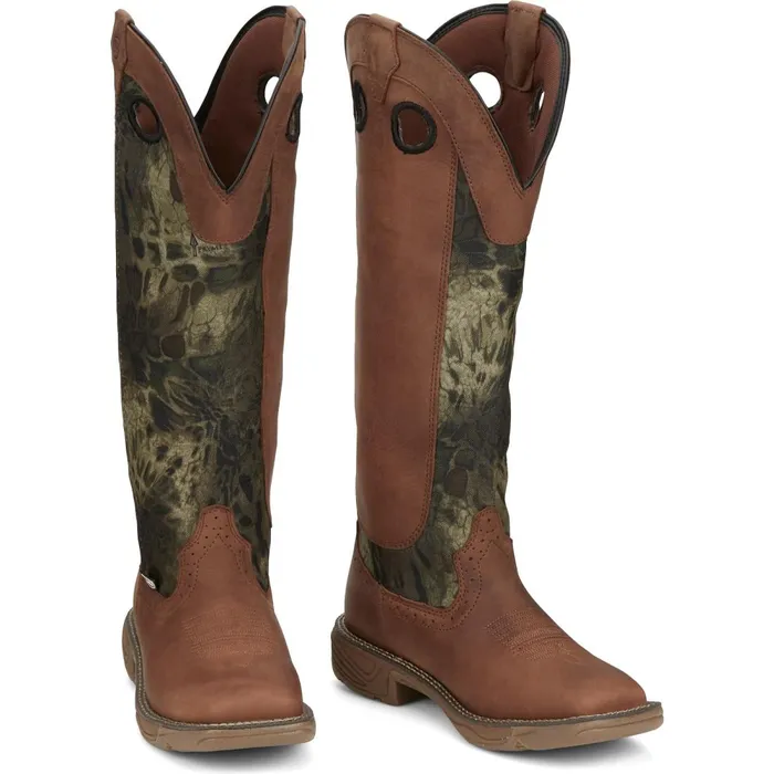 WOMEN Rush Strike 17034 Snake Resisting Boot Russett Justin Boots Work