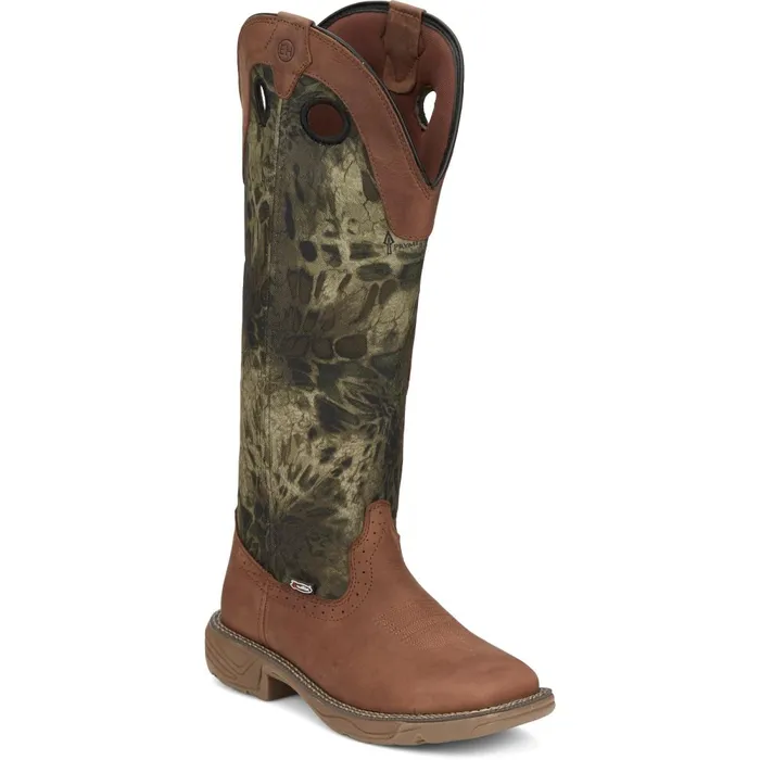 WOMEN Rush Strike 17034 Snake Resisting Boot Russett Justin Boots Work