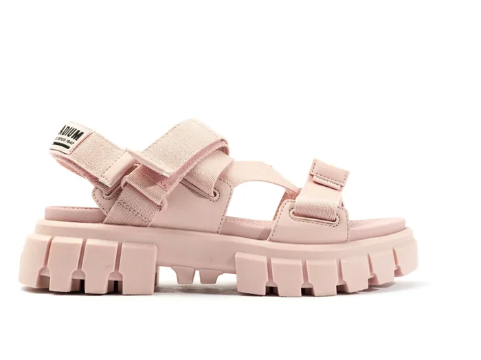 Women Sandals PALLADIUM REVOLT SANDAL MONO Rose Smoke