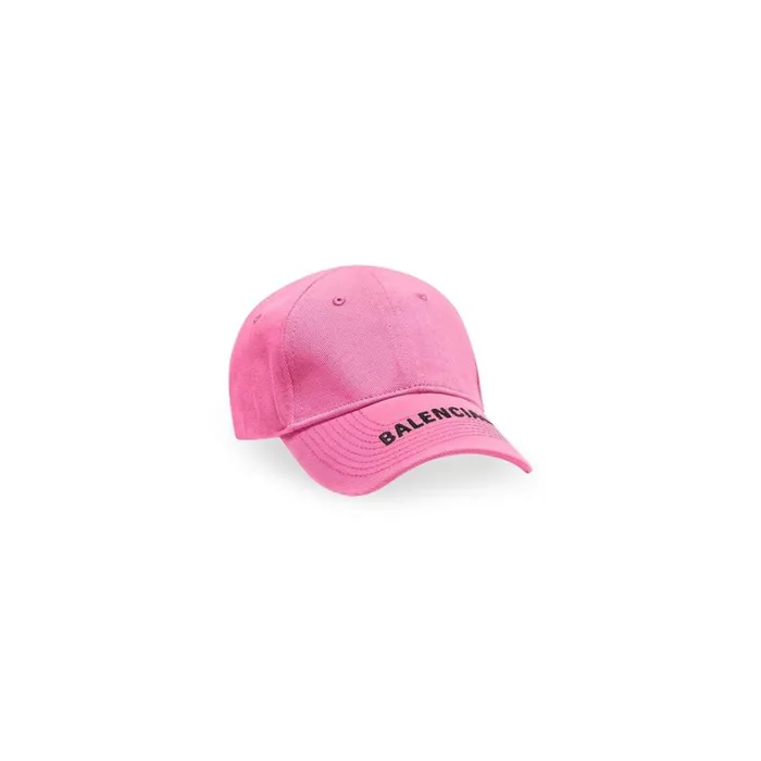 Women Scarves and Caps Balenciaga Logo Cap In Pink
