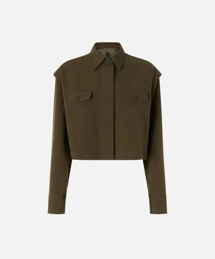 Women Shirts And Blouses Pinko Short Shirt With Pockets Greenamazonia Women Shirts And Blouses Pinko Short Shirt With Pockets Greenamazonia