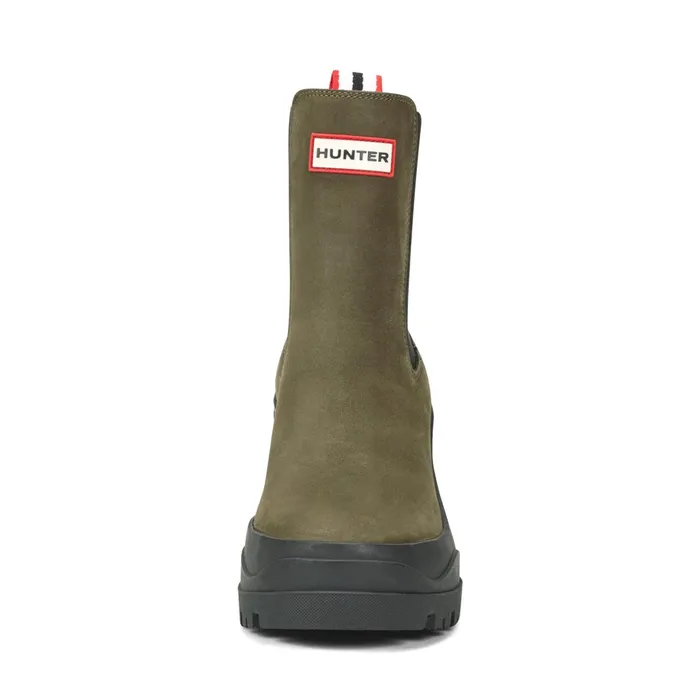 Women Short and Ankle Boots Hunter Boots Miana Heeled Waterproof Chelsea Boots Dark Green Women Short and Ankle Boots Hunter Boots Miana Heeled Waterproof Chelsea Boots Dark Green