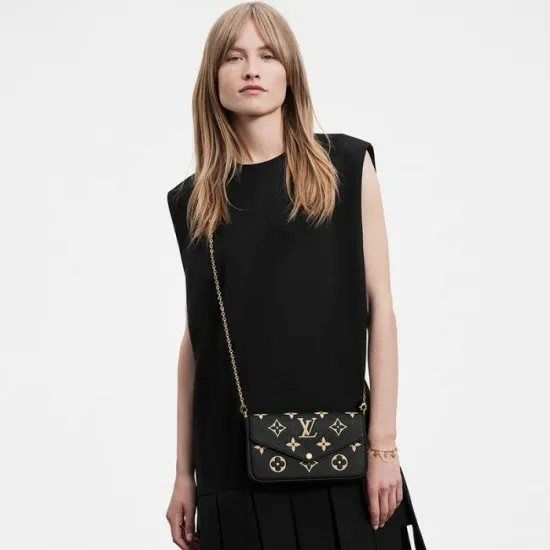 Women Shoulder and Totes Louis Vuitton Louis Vuitton Flicie Pochette Gray M69977 Black M80482 8211 Louis Vuitton Handbag Store