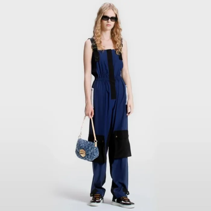 Women Shoulder and Totes Louis Vuitton Louis Vuitton M46829 Sunset Denim Blue 8211 Louis Vuitton Handbag Store