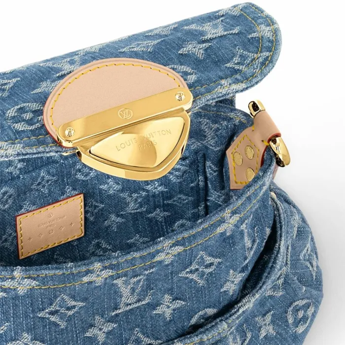 Women Shoulder and Totes Louis Vuitton Louis Vuitton M46829 Sunset Denim Blue 8211 Louis Vuitton Handbag Store