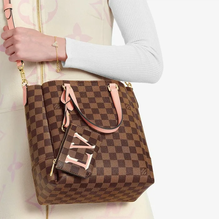 Women Shoulder and Totes Louis Vuitton Louis Vuitton N60297 Belmont PM 8211 Louis Vuitton Handbag Store