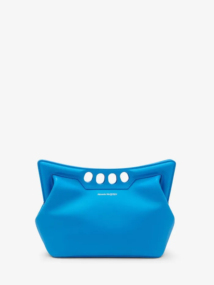 Women Shoulder Bags Alexander McQueen The Peak Bag Small Lapis Blue