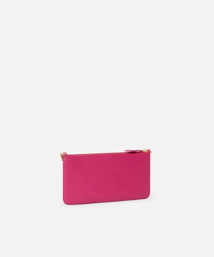 Women Shoulder Bags Pinko Horizontal Flat Bag In Leather Pinko Pinkantique Gold Women Shoulder Bags Pinko Horizontal Flat Bag In Leather Pinko Pinkantique Gold