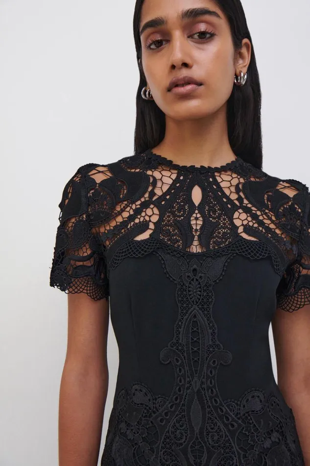 Women Signature Paislee Tee Dress Black Jonathan Simkhai Dresses and Jumpsuits
