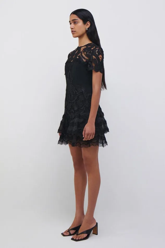 Women Signature Paislee Tee Dress Black Jonathan Simkhai Dresses and Jumpsuits