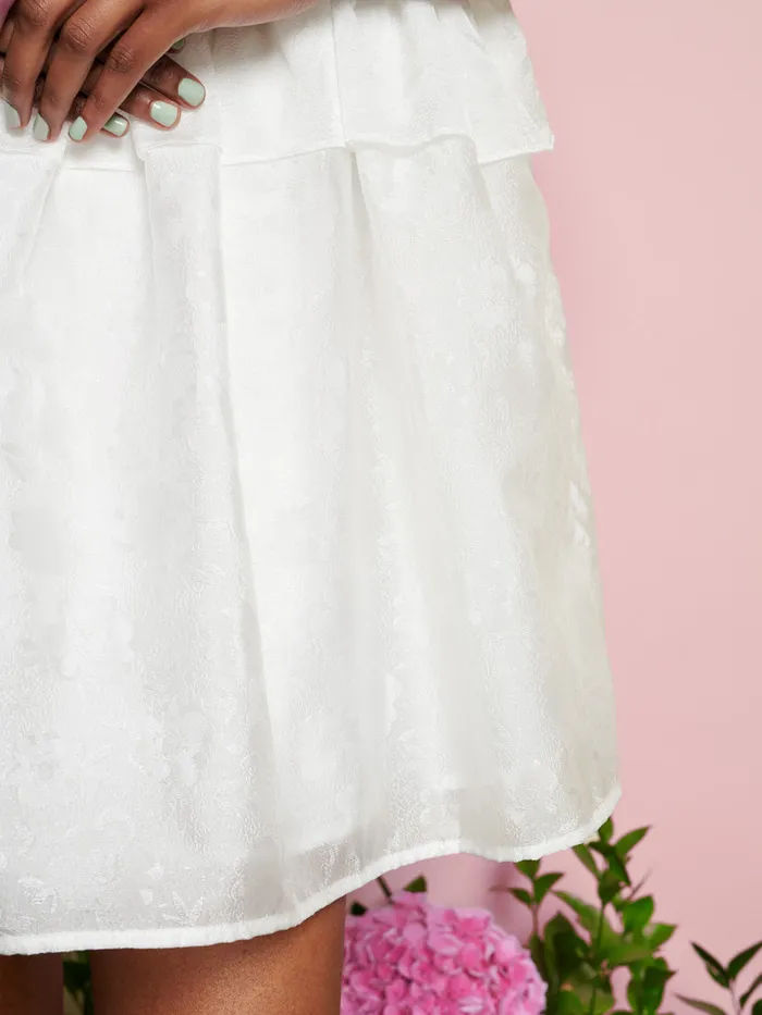 Women Sister Jane Dresses DREAM Wildflower Mini Dress Pearled Ivory