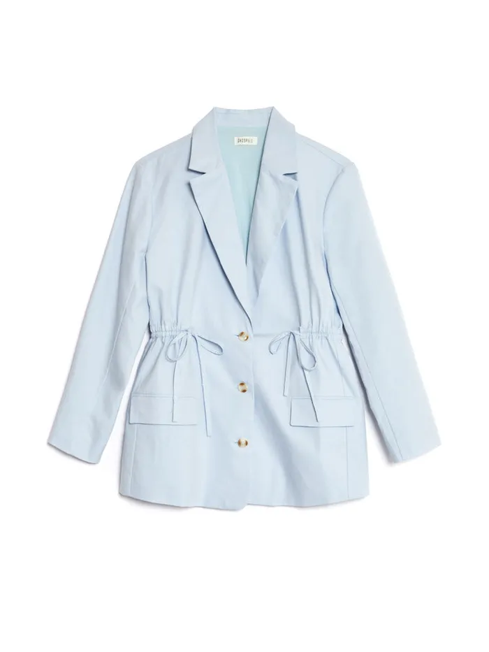 Women Sister Jane Jackets Ghospell Helen Drawstring Blazer Bit Of Blue