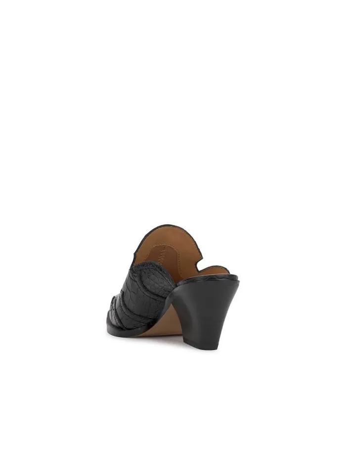 Women Slides and Mules Jessica Simpson Zurina Heeled Mule In Black