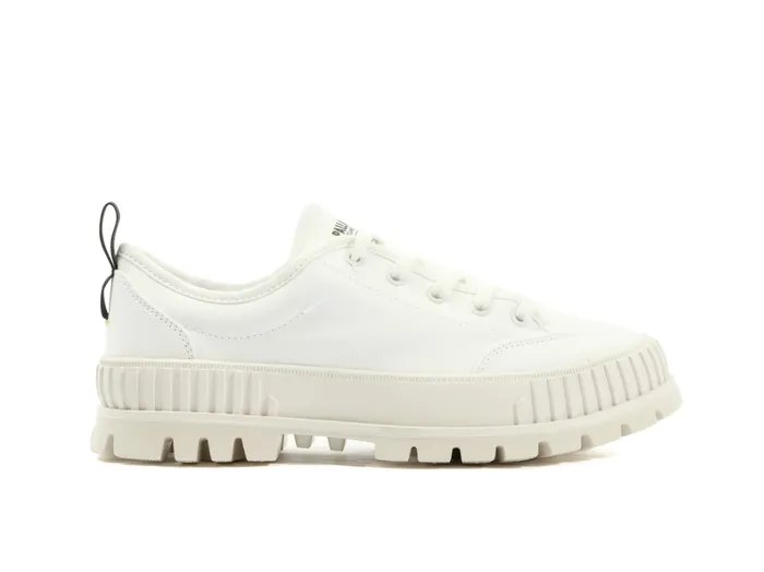 Women Sneakers PALLADIUM PALLASHOCK LO ORGANIC 2 Star White