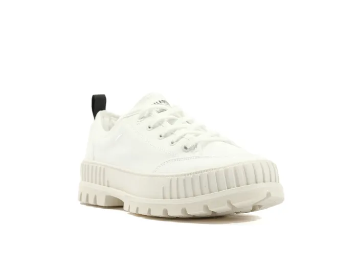 Women Sneakers PALLADIUM PALLASHOCK LO ORGANIC 2 Star White Women Sneakers PALLADIUM PALLASHOCK LO ORGANIC 2 Star White