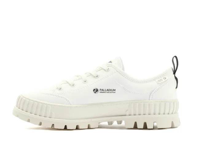 Women Sneakers PALLADIUM PALLASHOCK LO ORGANIC 2 Star White Women Sneakers PALLADIUM PALLASHOCK LO ORGANIC 2 Star White