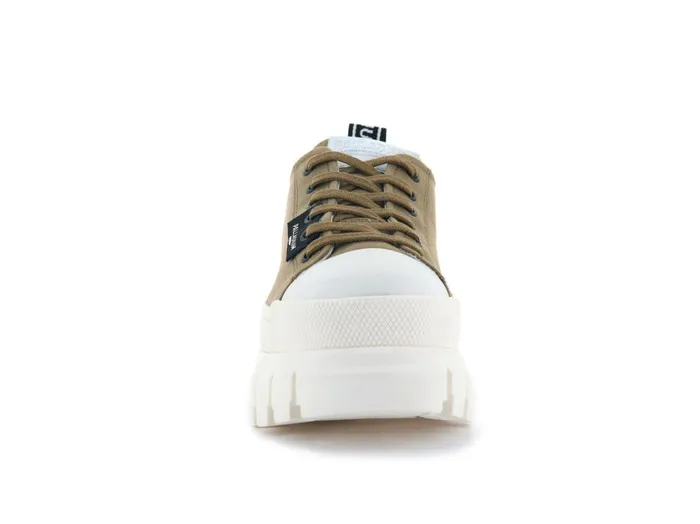 Women Sneakers PALLADIUM REVOLT LO TX Olive Women Sneakers PALLADIUM REVOLT LO TX Olive