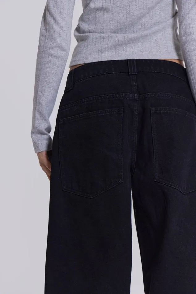 Women Solid Black Colossus Jeans Jaded London Jeans