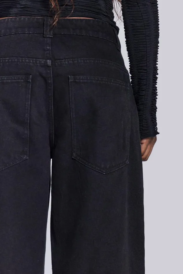 Women Solid Black Colossus Jeans Jaded London Jeans