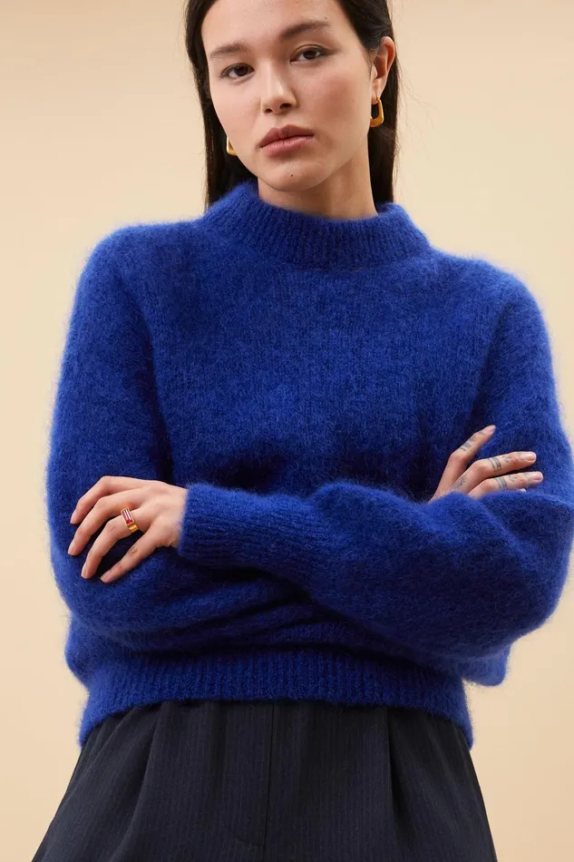 Women Sonny Pullover Queens Blue Bybar Pullovers