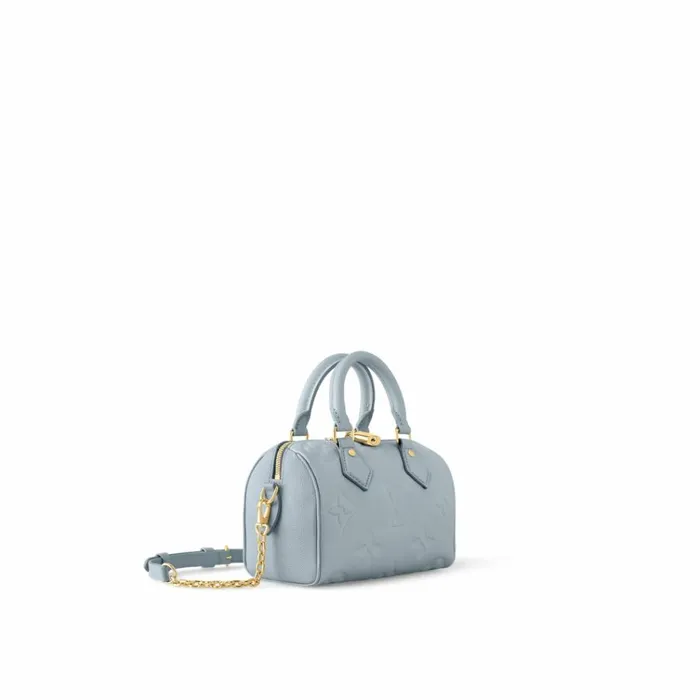 Women Speedy Bag Louis Vuitton Louis Vuitton M46484 Speedy Bandoulire 20 Blue Hour 8211 Louis Vuitton Handbag Store