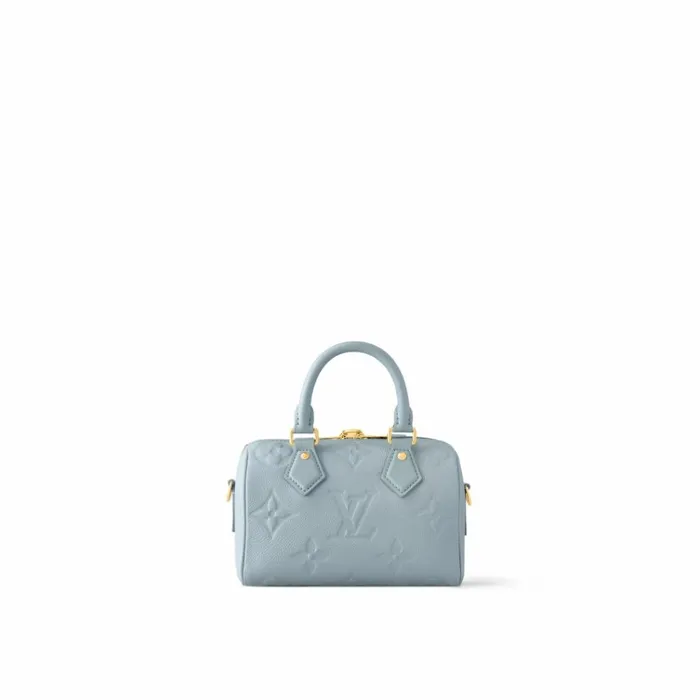 Women Speedy Bag Louis Vuitton Louis Vuitton M46484 Speedy Bandoulire 20 Blue Hour 8211 Louis Vuitton Handbag Store