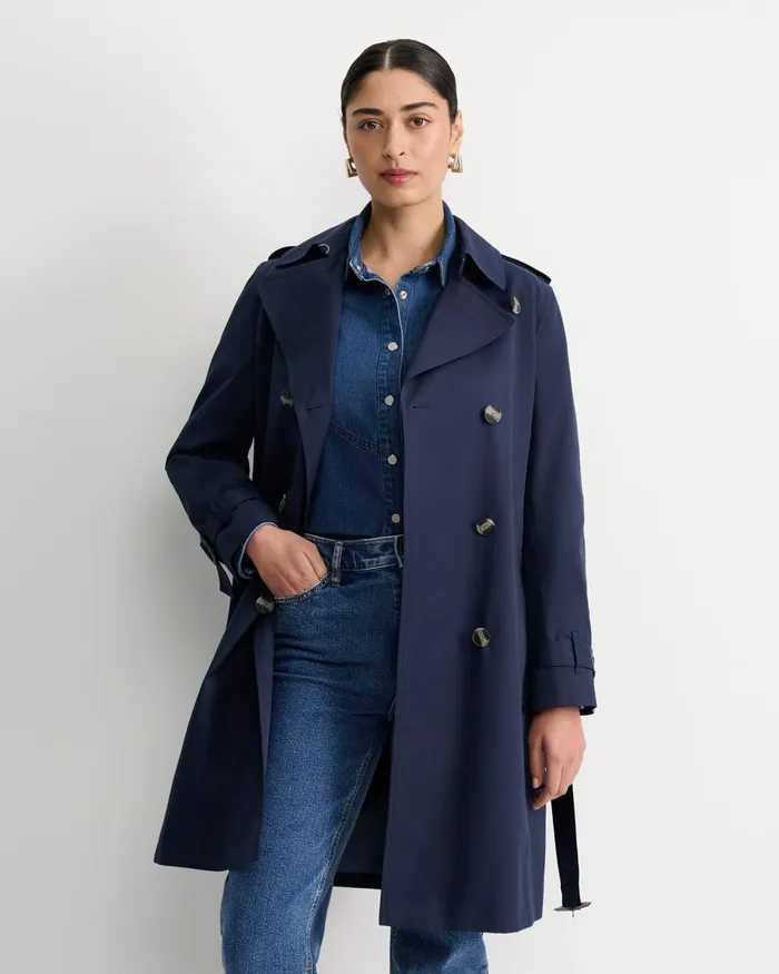 Women Sportscraft Jackets and Coats Audrey Short Trench Navy
