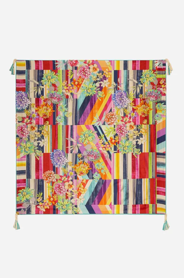 Women Summer Stripe Scarf Summer Stripe Johnny Was Scarves