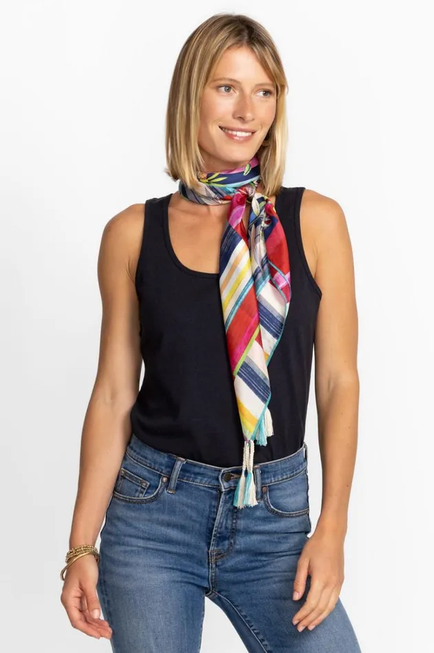 Women Summer Stripe Scarf Summer Stripe Johnny Was Scarves Women Summer Stripe Scarf Summer Stripe Johnny Was Scarves