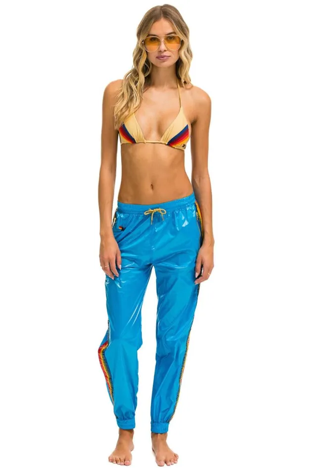 Women Sweatpants Aviator Nation 5 Stripe Wind Pant 8211 Dresden
