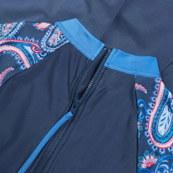 Women Swimming Costumes Speedo Women039s Long Sleeve Swim Dress NavyBlue