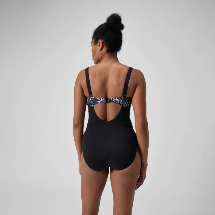 Women Swimming Costumes Speedo Women039s Shaping Printed OpusGem DD Swimsuit BlackGrey Women Swimming Costumes Speedo Women039s Shaping Printed OpusGem DD Swimsuit BlackGrey