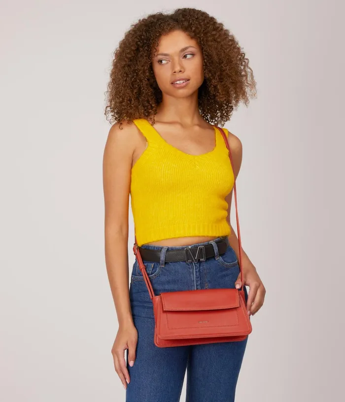 Women Tal Vegan Crossbody Bag 8211 Vintage Cardinal Matt and Nat Crossbody