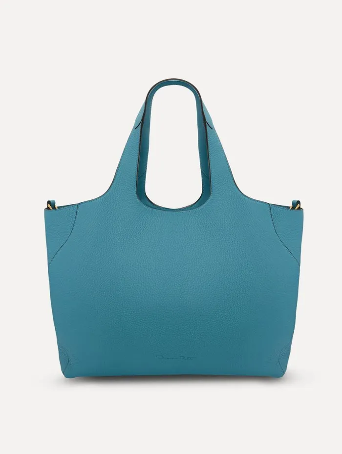 Women The Topaz Denim Blue Oscar De La Renta Handbags Women The Topaz Denim Blue Oscar De La Renta Handbags